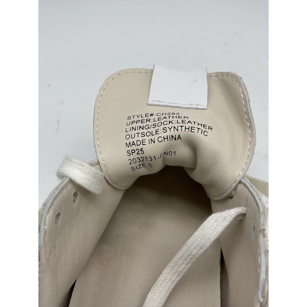 J.Crew Classic White Rec Sneakers Size 5 - Picture 3 of 9